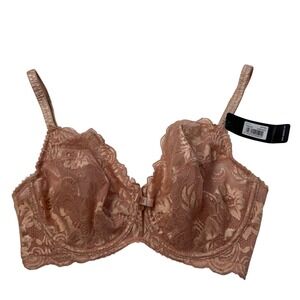 Gossard Gypsy Lace Underwire Bra 32G Caramel